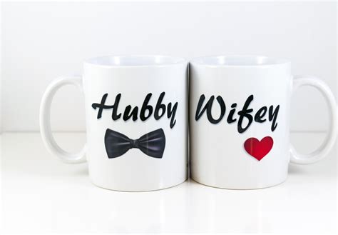 hubby and wife mugs